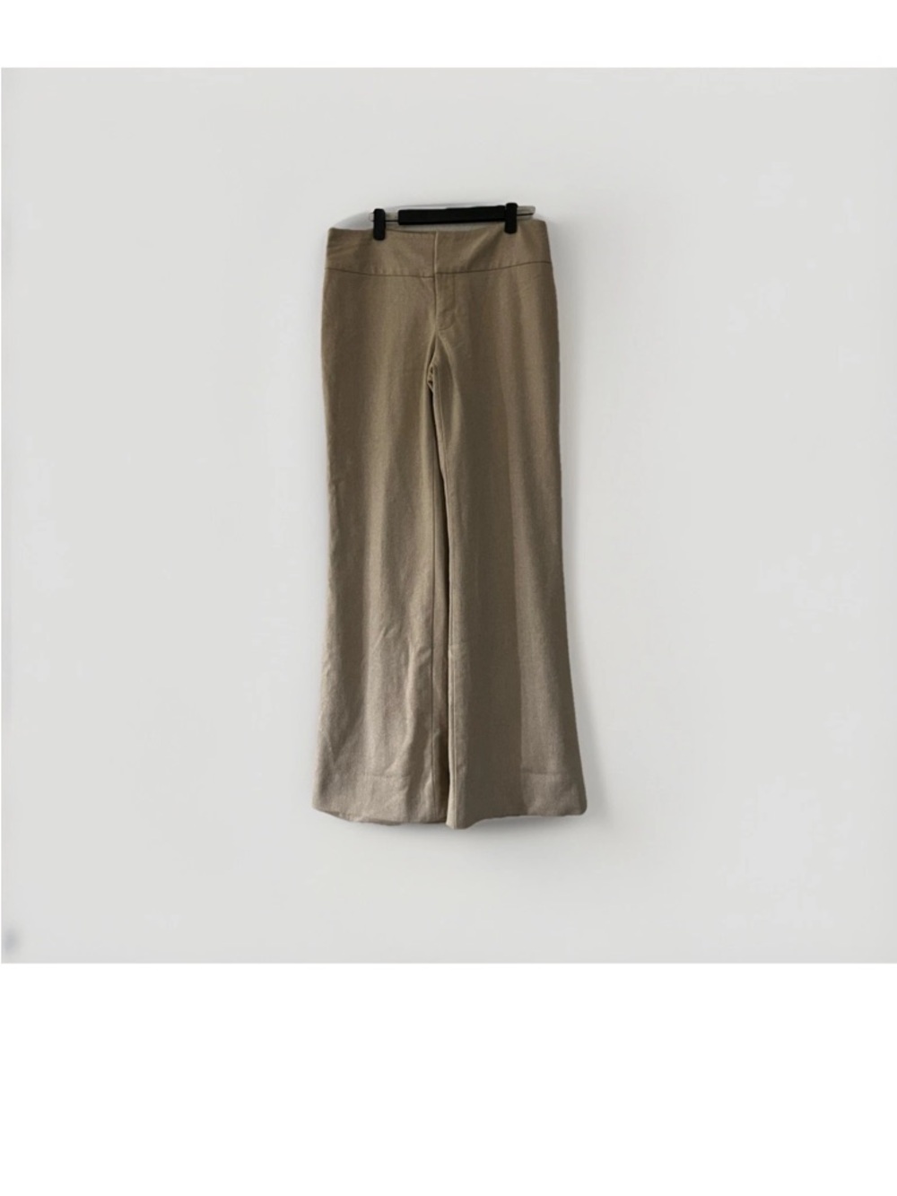 Banana Republic RN 54023 Beige Wool Blend Wide Leg Pants Women’s Size 4 - Picture 4 of 5